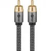 Goobay 65296. Konektor 1: RCA, konektor 1 pohlavie: samec, konektor 2: RCA, konektor 2 pohlavie: samec, materiál kábla: meď,
