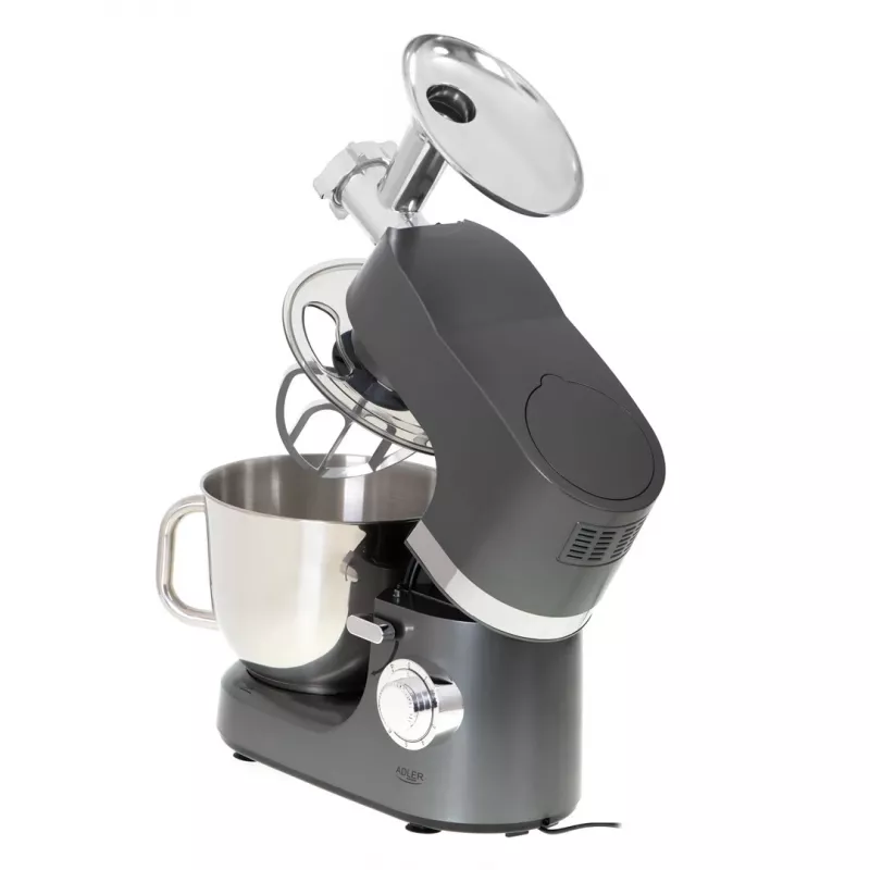 Kuchynský robot Adler AD 4221 — 7 L nerezová misa, 1200 W, 6 rýchlostí, planetárne miešanie