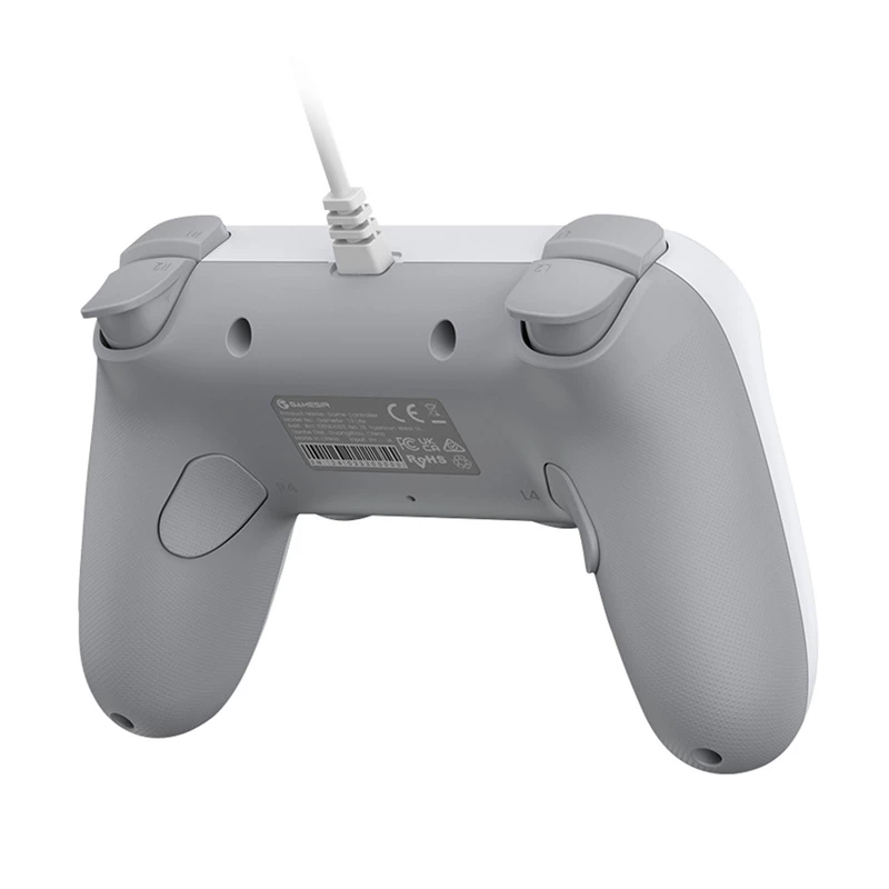Káblový herný ovládač GameSir T3 Lite WT biely – ergonomický káblový ovládač, kompatibilný s PC
