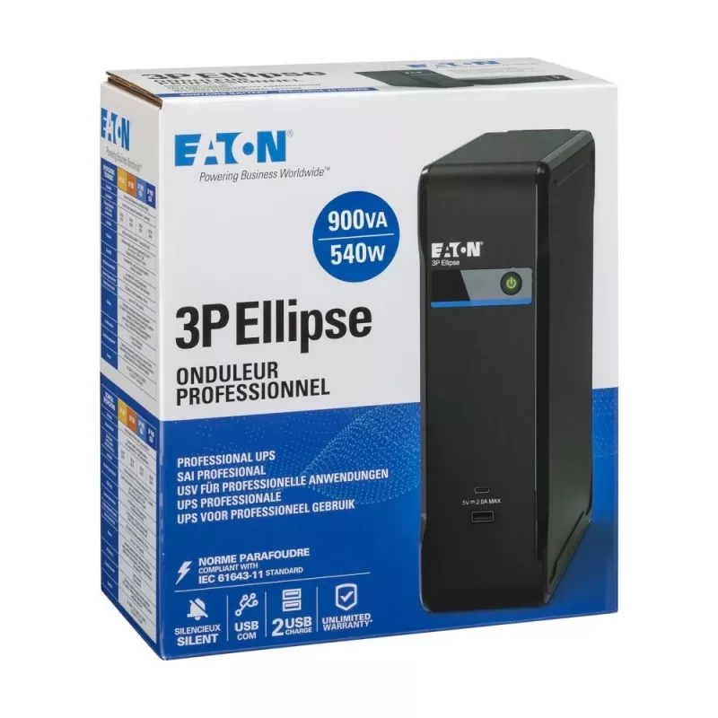 Eaton 3P900UI UPS Standby Offline 0,9 kVA 540 W 4 AC zásuvky