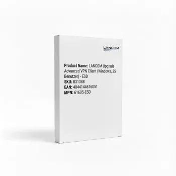 Lancom voliteľný upgrade routera Adv. VPN Client WIN pre 25 zariadení (Couvert) WIN, balenie 25 ks