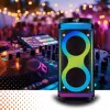Prenosný reproduktor MANTA SPK0601B100, 100 W, Bluetooth, karaoke, bezdrôtový mikrofón, batéria, ekvalizér, disco osvetlenie