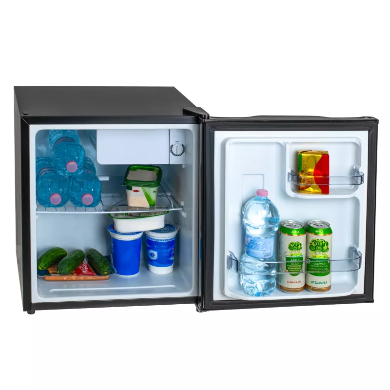 Adler chladnička | AD 8096 | energetická trieda E | voľne stojaca | chladnička | výška 49,5 cm | čistý objem chladničky 45 L | 39 dB | čierna