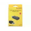 Káblový adaptér DeLOCK 65696 USB 3.1 Gen 2 Type-A na Type-C čierny