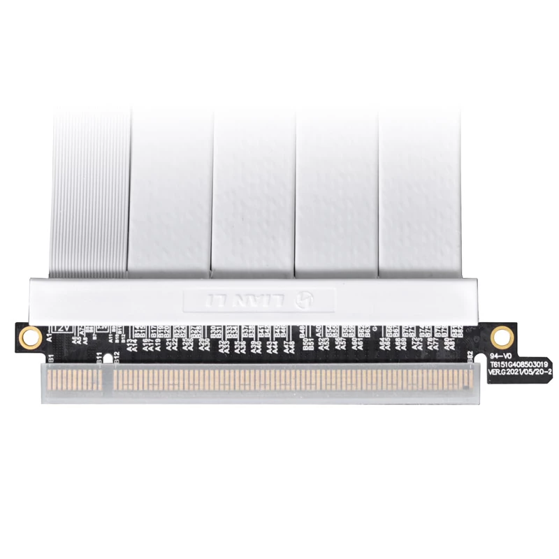 Lian Li PW-PCIV-4-90W PCIe 4.0 Riser kábel 900 mm biely
