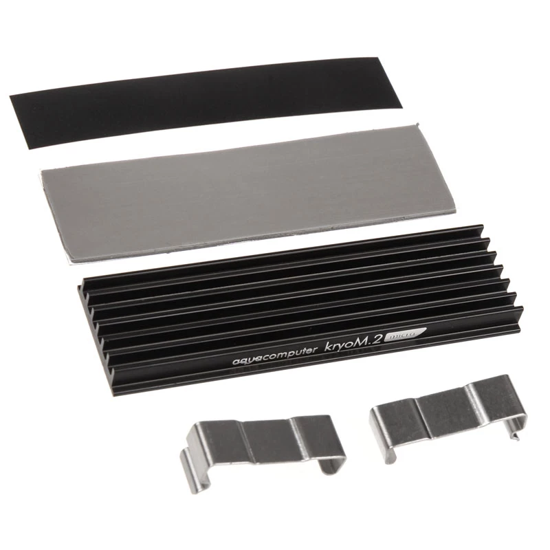 Aqua Computer kryoM.2 micro pasívny chladič pre M.2 2280 SSD