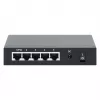 Gigabit 5xPoE Passthrough Switch, napájaný cez PoE alebo AC, 68W