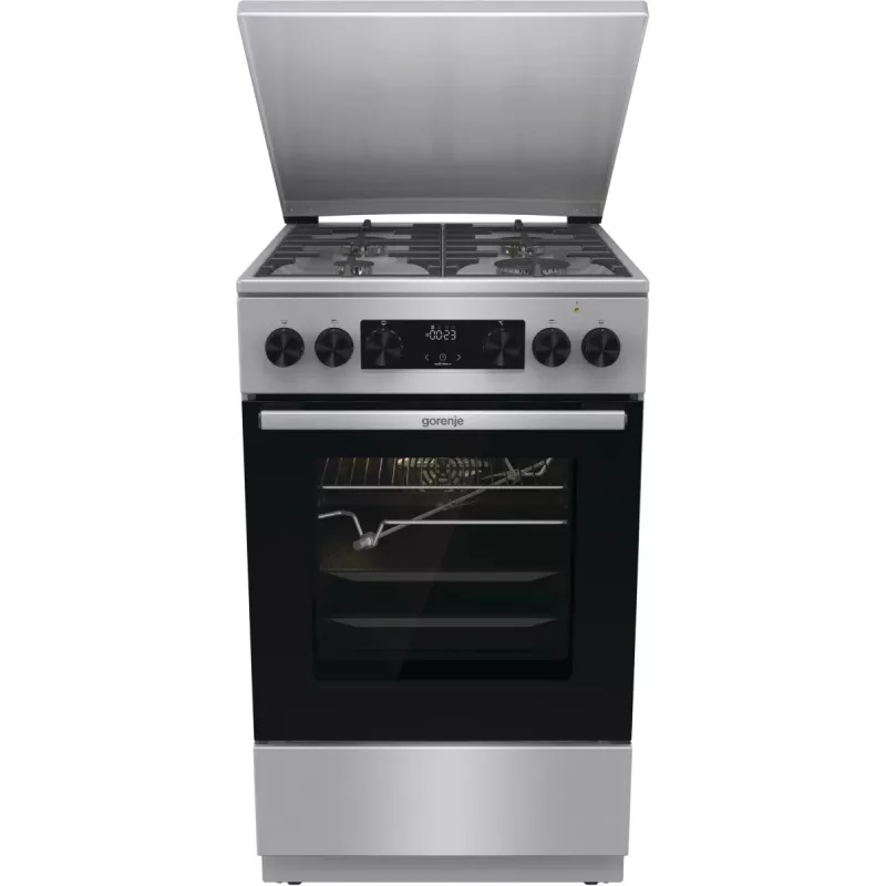 Gorenje GKS5C71XF voľne stojaci sporák s rúrou strieborný