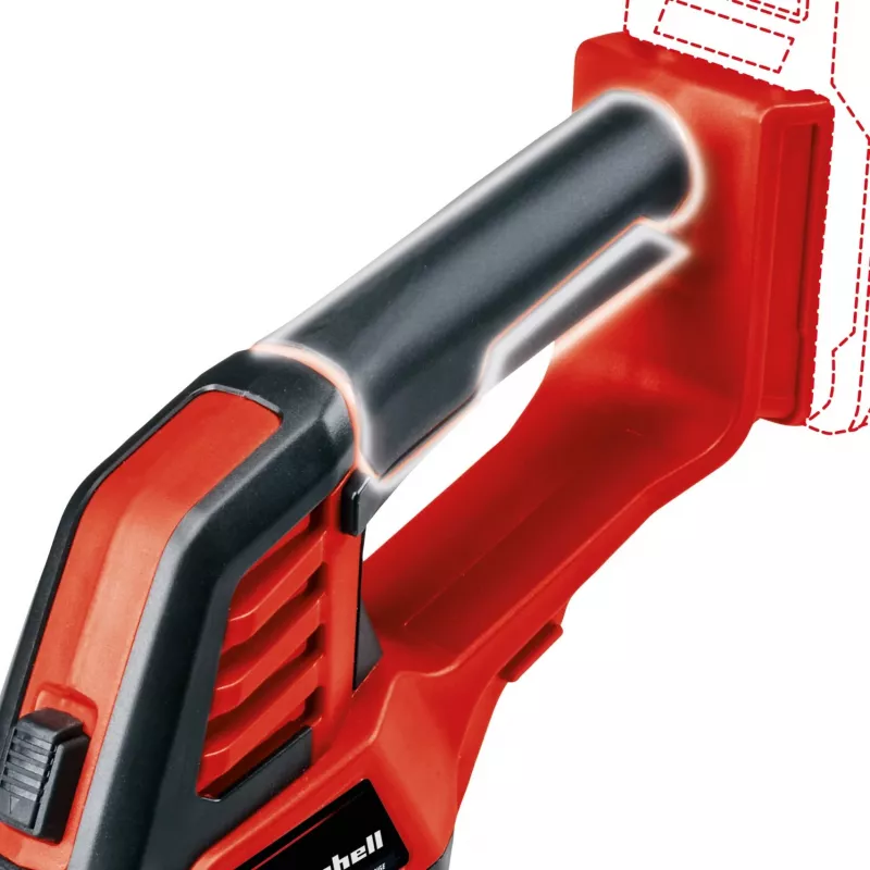 Einhell GE-CG 18/100 akumulátorové nožnice na trávu 8 mm 18 V lithium-ión (Li-Ion) čierne, červené