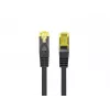 Sieťový kábel Lanberg PCF6A-10CU-0100-BK čierny 1m Cat6a S/FTP