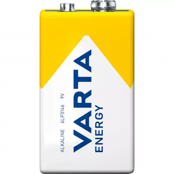 Batéria Varta ENERGY 9 V alkalická — 9 V, výška 48,5 mm, 46 g, 1 ks