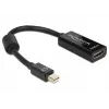 Delock - video adaptér - Mini DisplayPort samec na HDMI samica - 18 cm (65099)