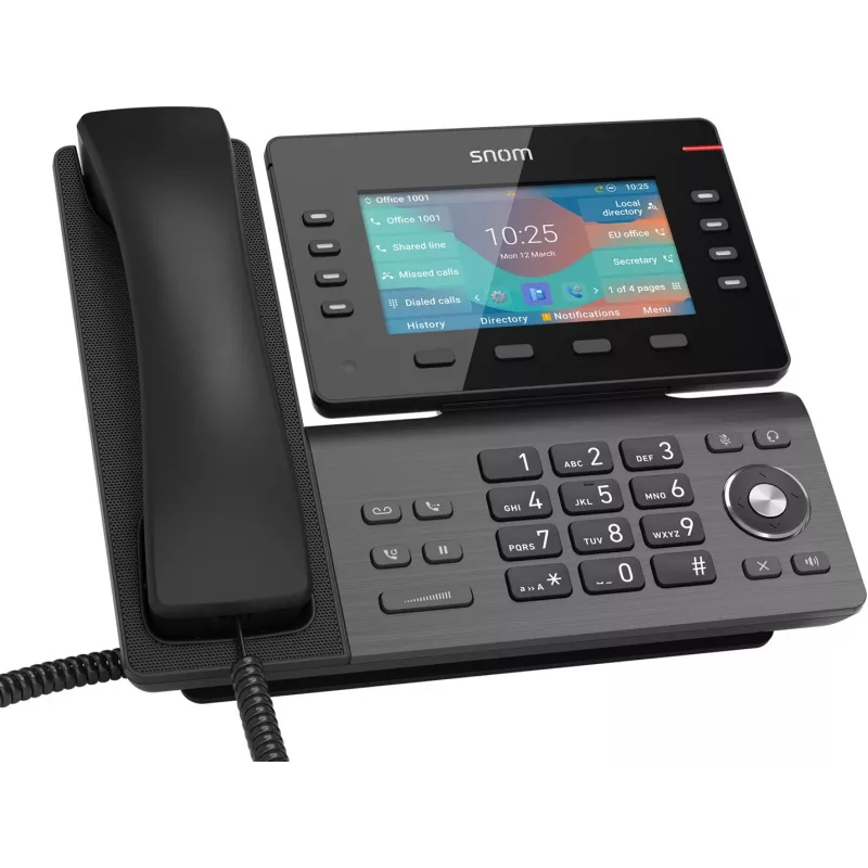 Snom D862 IP telefón čierny LCD