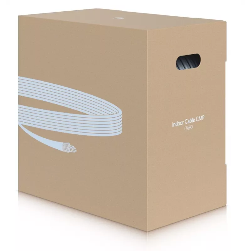 Sieťový kábel Ubiquiti UACC-Cable-C6A-CMP U/UTP Cat6a 305 m biely