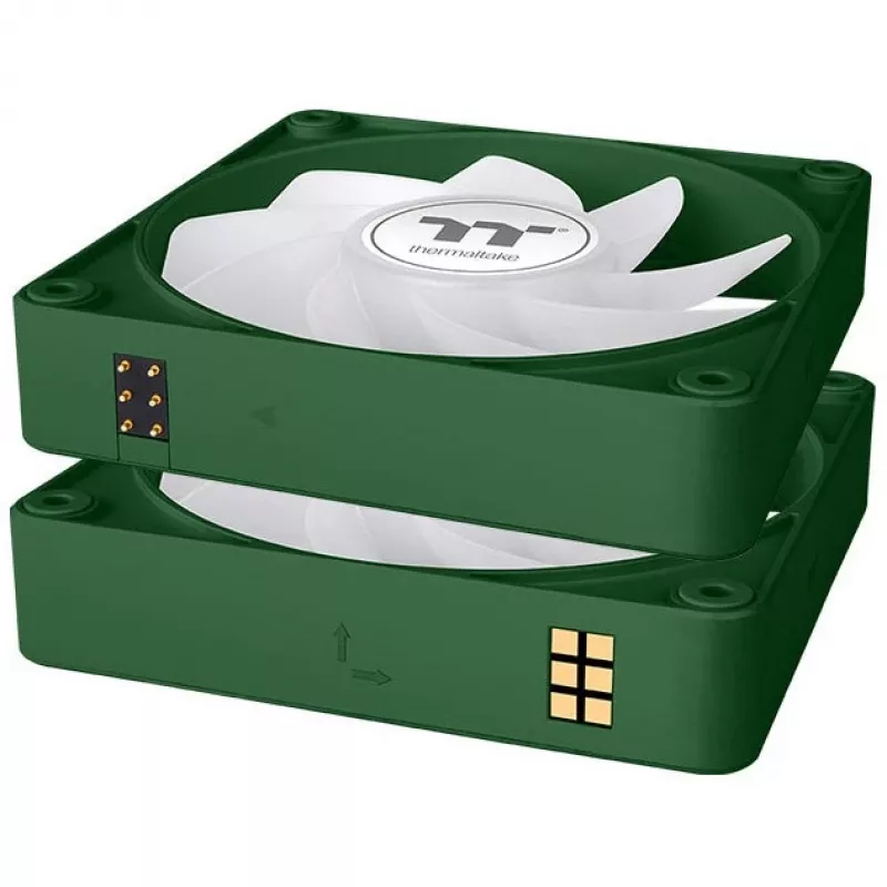 Thermaltake CT140 EX Reverse ARGB Sync ventilátor 14 cm Racing Green 3 kusy