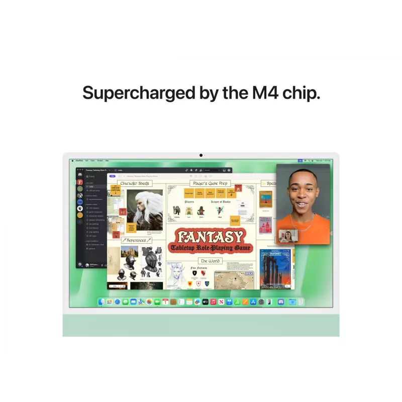 Počítač všetko v jednom Apple iMac 24" M4 (10-jadrový CPU, 10-jadrový GPU), 24 GB RAM, 512 GB SSD, 4,5K Retina, štandardné sklo, nemecká klávesnica s Touch ID, Magic Mouse, Gigabit Ethernet, zelený, MD2Q4D/A