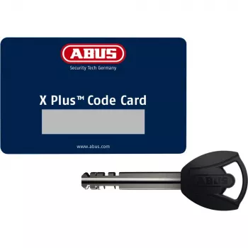 ABUS 59715 bicyklová zámka čierna - červená 1200 mm reťazová zámka (59715)
