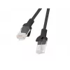Sieťový kábel Lanberg PCU6-10CC-0150-BK RJ-45 Cat6 1,5 m čierny