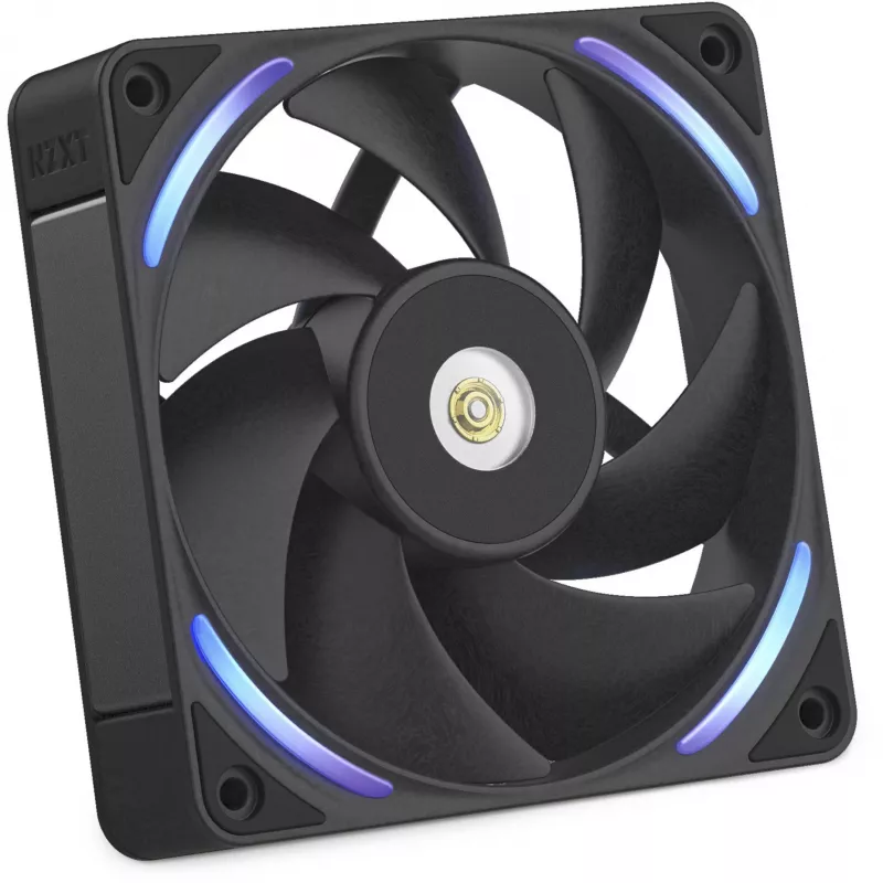 NZXT F120X 120 mm skriňový ventilátor - čierny