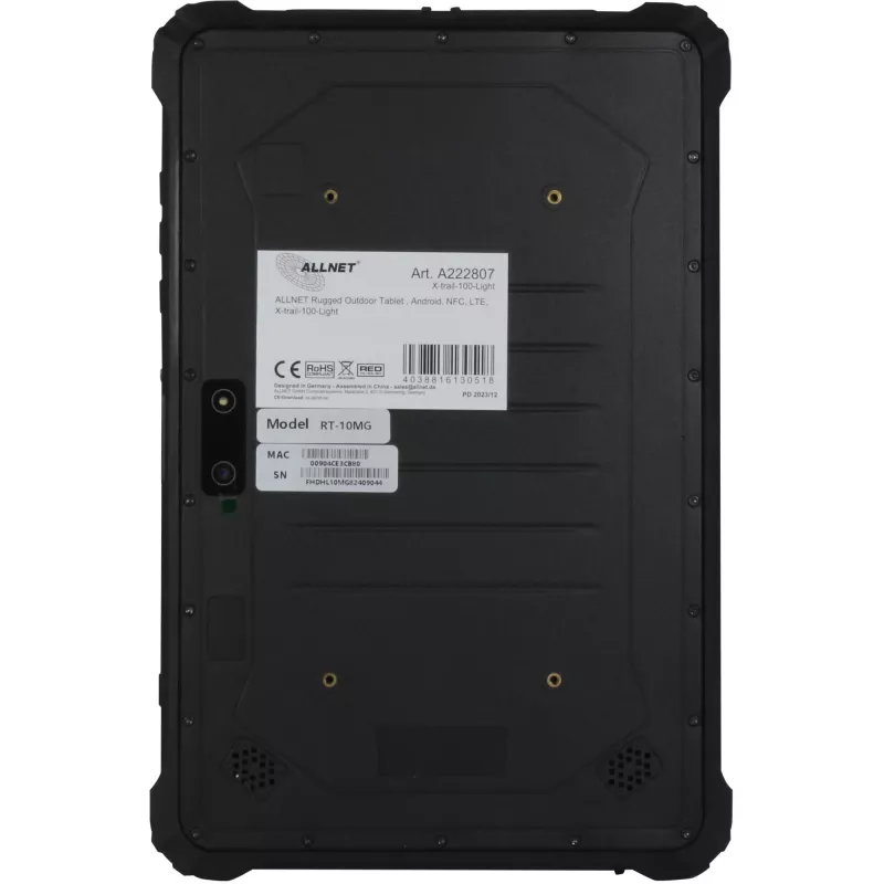 ALLNET odolný outdoorový tablet 10 palcov 8 GB 128 GB Android NFC LTE X-trail-100-Light (X-trail-100-Light)