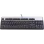 HP 701429-061 klávesnica USB QWERTY talianska čierna, strieborná