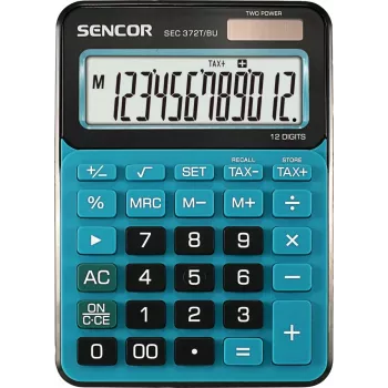 Kalkulačka SEC 372BU stolová, 12-miestny LCD