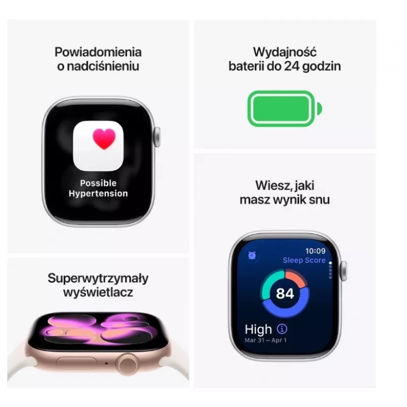 Apple Watch Series 11 GPS + Cellular 42mm Natural Titanium puzdro s Natural Milanese Loop