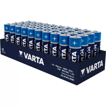 VARTA batéria alkalická, Mignon, AA, LR06, 1,5V Longlife Power, High Energy, retailová krabica (balenie 40 ks) (04906 121 154)
