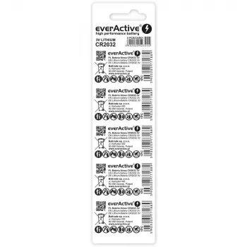 Lítium batérie everActive CR2032 - blister 5 ks
