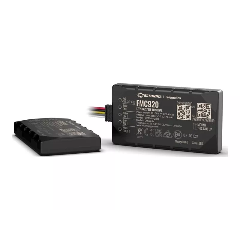 GPS Tracker Teltonika FMC920 4G LTE CAT 1 0.128GB čierny