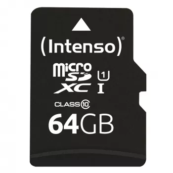 Pamäťová karta Intenso 64GB MicroSDXC UHS-I Class 10 3423490