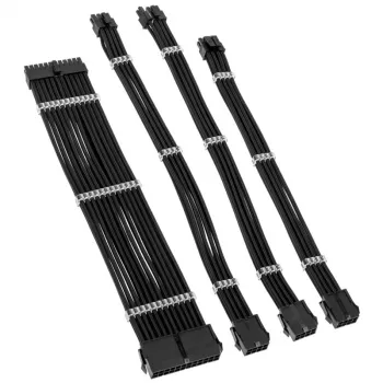 Kolink Core Standard Braided Kabel Extension Kit - Jet čierna