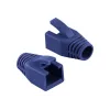 Logilink | priechodka na odľahčenie RJ45 konektora, 8,0 mm (50 ks) | MP0035B | modrá