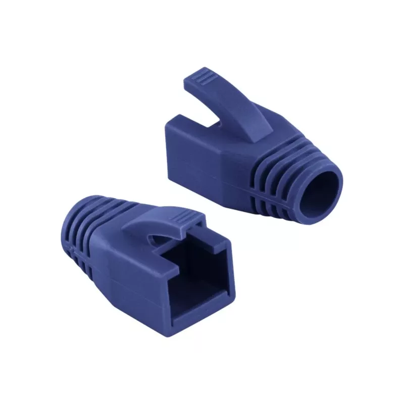 Logilink | priechodka na odľahčenie RJ45 konektora, 8,0 mm (50 ks) | MP0035B | modrá