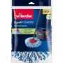 Vymeniteľný mikrovláknový návlek na mop VILEDA model 178330, modrá/biela, kompatibilný s mopmi Vileda