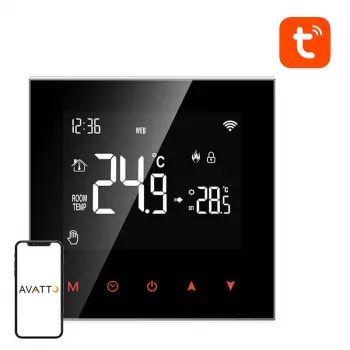 Smart termostat Avatto ZWT100 Zigbee 3A Tuya – ovládanie termostatu s konektivitou Zigbee, výstup 3A