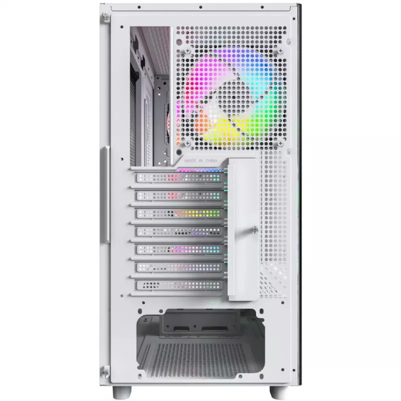 Montech XR Wood Midi-Tower biela