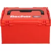 Toolbox FISCHER L-BOXX FLB 238 prázdny, červená/čierna, modulárny úložný kufrík