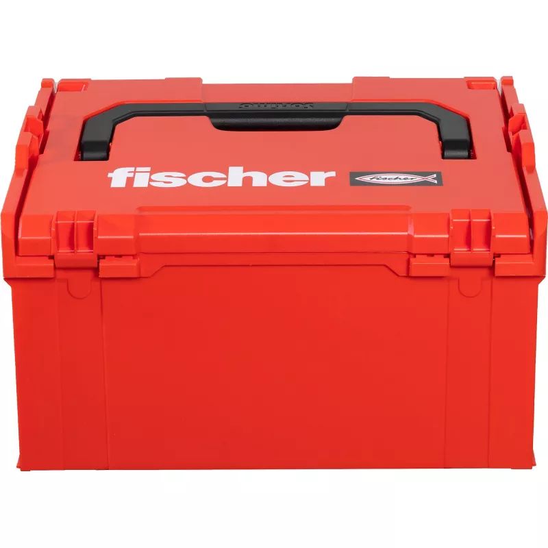 Toolbox FISCHER L-BOXX FLB 238 prázdny, červená/čierna, modulárny úložný kufrík