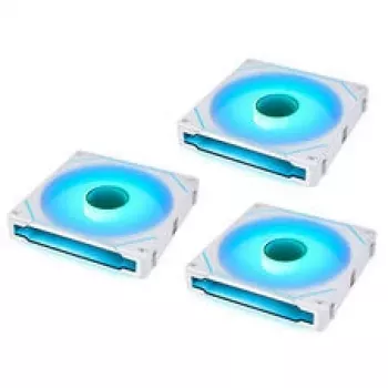 Lian Li UNI FAN SL-INF 140 ARGB Reverse Blade PWM skriňový ventilátor - biela, 3 ks balenie