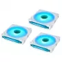 Lian Li UNI FAN SL-INF 140 ARGB Reverse Blade PWM skriňový ventilátor - biela, 3 ks balenie