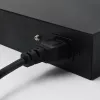 Ethernet PoE switch QOLTEC 52289 — 4x RJ45 PoE porty, 2x RJ45 uplink, 65W PoE rozpočet