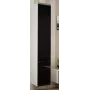 Cama uzavretá skriňa VIGO '180' 180/40/30 biela/čierna lesk