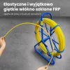 Extralink tyč na ťahanie káblov Pilot 6mm 200m optické vlákno FRP žltá