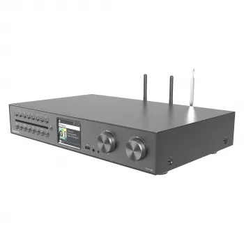 Telestar 5700550 rádio internetové digitálne čierna, metalická