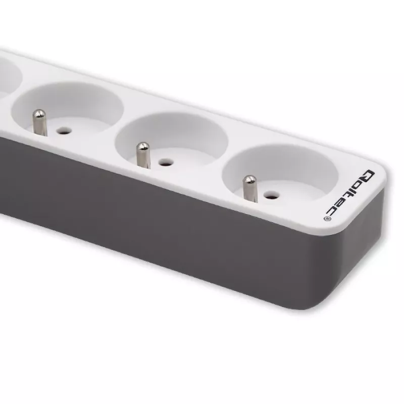 Qoltec 50290 rozbočovač 1,8 m 5 AC zásuviek interiér biely
