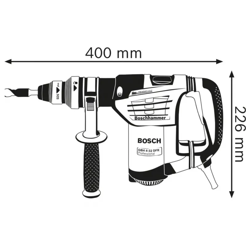 Bosch GBH 4-32 DFR-Set 900 W 760 ot/min