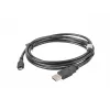 Kábel USB 2.0 LANBERG CA-USBM-10CC-0018-BK, Micro-USB B na USB A, 1,8 m, čierny