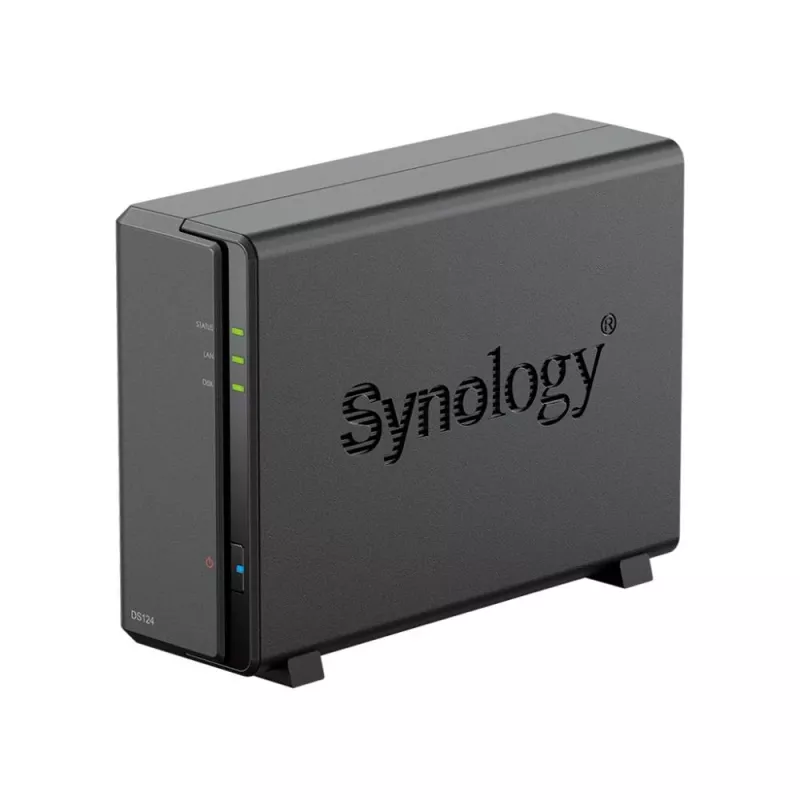 Synology DiskStation DS124 NAS/úložný server desktop Ethernet LAN čierny RTD1619B