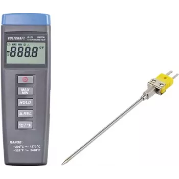 VOLTCRAFT K101 + TP 203 teplomer -200 až +1370 °C snímač Typ K